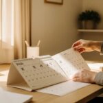Kalendarz trójdzielny ekonomiczny z płaską główką