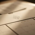 Kalendarz trójdzielny ekonomiczny z wypukłą główką