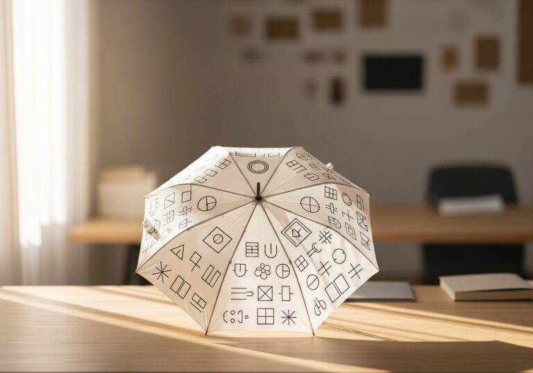 Parasol z nadrukiem