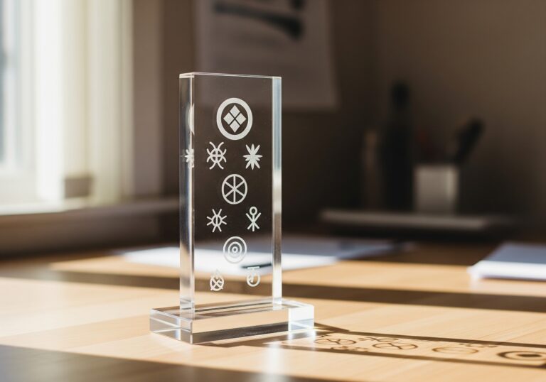 Statuetka z plexi