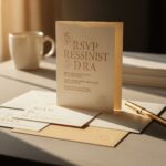 Zaproszenie premium na papierze barwionym